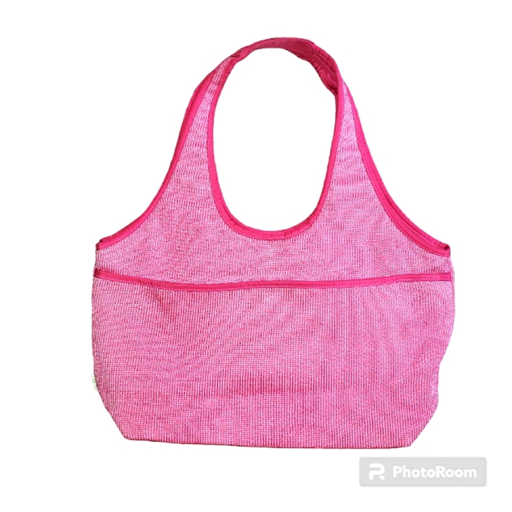 Lina Large Bright Pink Shoulder Bag